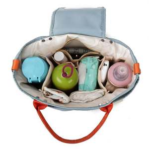 Sacs de maternité imperméables avec sac à biberon, sac à langer pour bébé, ensemble de sacs fourre-tout pour les essentiels de bébé - Product Image 5