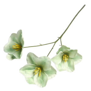 Fleurs artificielles de tulipes Lichao à 3 têtes, en soie, toucher réel, pour mariage et décoration intérieure - Product Image 5