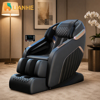Fauteuil de massage électrique de luxe 6D 4D à gravité zéro avec fonction Shiatsu et rail SL, inclinable pour le corps entier, vente chaude, directement de l'usine pour les spas