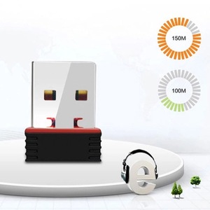 8188 carte réseau sans fil 150M USB2.0 pour ordinateur portable de bureau transfrontière sans pilote décodeur transmetteur <span class=keywords><strong>Wifi</strong></span> - Product Image 1
