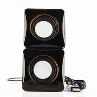 Haut-parleur électronique à la mode, nouveau, gadget vente en gros, Mini USB 2.0, pour ordinateur portable bureau, 50 pièces