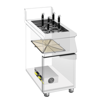 Unité de contrôle de puissance pour cuiseur de nouilles et pâtes commercial, compatible induction 8 kW, en acier inoxydable et avec système de ventilation intégré
