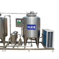 Équipement de pasteurisation automatique de lait de vache à petite échelle pour yaourt, mini-ligne de production de lait, prix