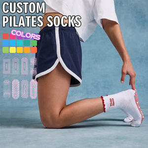 Chaussettes antidérapantes personnalisées BiLu pour Pilates et Yoga, avec étiquette privée et emballage sur mesure - Product Image 2