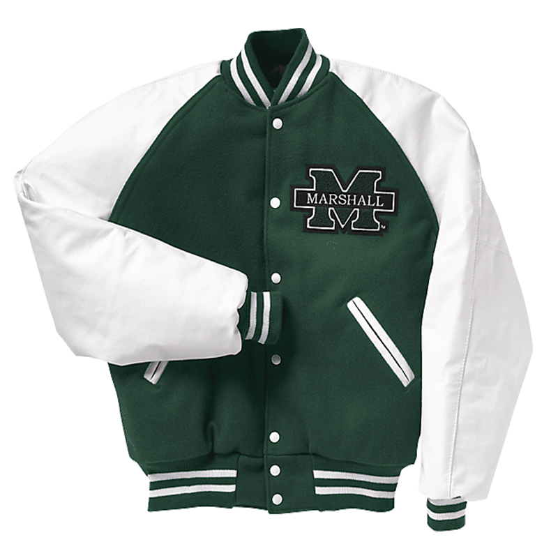 Varsity Letterman Jacket With Hood 
