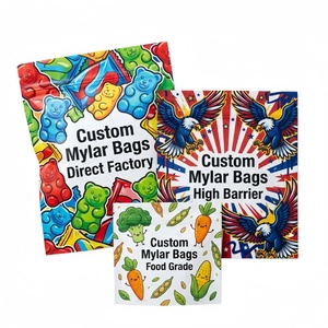 Food Grade 3.5g 7g 14g Child Resistant Customizable Shaped Mylar Bag Aluminum Foil <b>Material</b> for Snack Packaging Factory Direct - Product Image 1