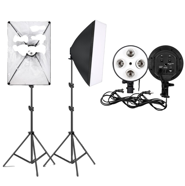 Professional Photography Soft Box Photo Studio Continuous Lighting Kit
