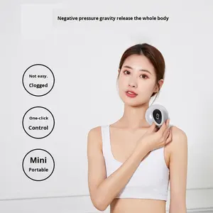 Elektrisches ABS Gua Sha Schröpfmassagegerät mit Unterdruck und Heißkompresse für Ganzkörper-Bauchmassage zur Meridianfreisetzung - Product Image 2