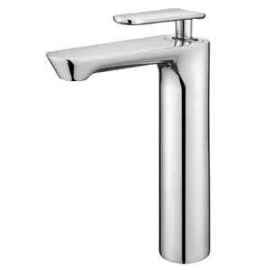 Factory Supplier Bathroom Basin Faucets Cold Water Wash Hand Brass Body Square Basin Faucet