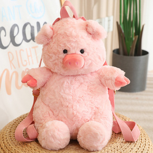 高品质定制毛绒背包小熊设计 PP 棉填充 黑白 30-50 厘米促销礼品 BEY BEY-1004 - Product Image 4