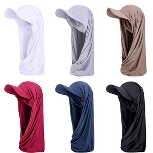 Gorra Deportiva Instantánea para Hijab con Visera Tipo Pico de Pato, Protección UV Integrada, Capa para Uso Modesto, Venta al por Mayor, Personalizable - Product Image 6