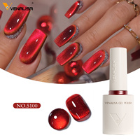 Approvisionnement direct usine VENALISA 10ml Vernis gel UV sans HEMA ni TPO, Base et Top Coat Trempé Sans Résidu, Vernis Gel Base Effet Œil de Chat