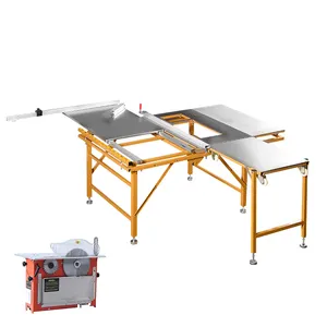 Holzbearbeitung Schneidepräzision Tisch tragbare Platte Sägemaschine faltbar Schiebetisch Säge zu verkaufen