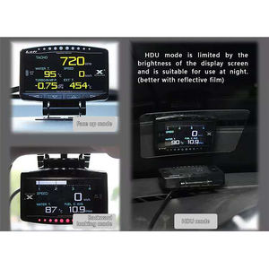 Navihua Lufi X1 OBD 2 कार गेज बूस्ट गति मीटर डिजिटल पानी का तापमान रेसिंग मीटर टर्बो-मीटर यूनिवर्सल ऑटो सामान - Product Image 2