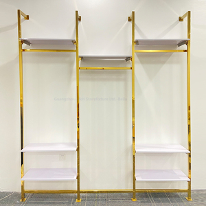 Cửa hàng thời trang cửa hàng thiết kế tổ bảng thiết lập Kim loại quần áo Giá cửa hàng phù hợp treo tường may mặc giá làm tổ hiển thị bảng - Product Image 3