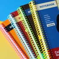 Carnet spirale A4 mignon motif ours et pingouin, 120 feuilles, papier ligné et quadrillé détachable, fournitures scolaires en gros