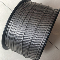 Aluminiumlegering ondergrondse elektrische afrasteringsdraad 1000m, roestbestendig, hoge sterkte, geïsoleerde kabel voor gebruik op boerderijen & thuis