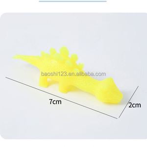 Jouet lance-poulet créatif anti-stress amusant à presser, dinosaure collant mural en caoutchouc pour garçons - Product Image 3