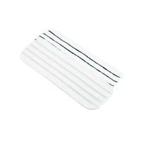 Tête de vadrouille en microfibres pour le nettoyage des sols plats Esun Home Tampons de vadrouille réutilisables à forte absorption d'eau avec poteau en aluminium