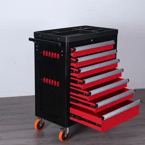 Gabinetes de herramientas con ruedas, carrito de herramientas de metal a precio barato