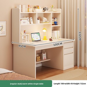 Gỗ rắn tích hợp Tủ Sách sinh viên máy tính bàn cho nghiên cứu nhà phòng khách căn hộ nhỏ kệ sách ngăn kéo tổ chức - Product Image 5