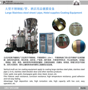 เครื่องเคลือบ PVD สำหรับชิ้นส่วนเครื่องยนต์เครื่องเคลือบสีทองโครเมี่ยมฮาร์ดแวร์เฟอร์นิเจอร์ - Product Image 3