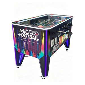 Table de baby-<span class=keywords><strong>foot</strong></span> interactive <span class=keywords><strong>multijoueur</strong></span> pour sports d'intérieur avec tableau de scores LED, jeux de divertissement familial à monnayeur - Product Image 1
