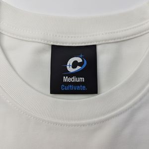 Accessoires de confection de vêtements : Étiquettes tissées en polyester écologiques, logo de marque personnalisé, étiquette de taille, couleur personnalisée pour vêtements et chaussures - Product Image 3