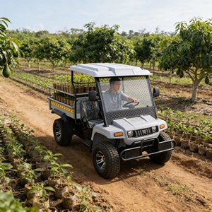 Camionnette électrique de bonne qualité à 2 places pour le transport de marchandises et la livraison de colis - Product Image 3