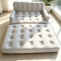 Canapé-lit double gonflable portable, pliable, multifonctionnel, de haute qualité, à bas prix, durable, directement de l'usine, pour le camping en plein air