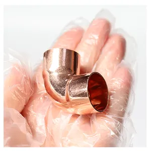 Refrigeration 90 Degree Elbow Copper Pipe Fitting For Plumbing