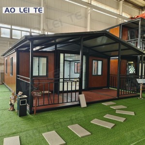 40FT a doppia ala impianto idraulico preinstallato preinstallato casa prefabbricata elettrica espandibile per <span class=keywords><strong>hotel</strong></span> mobili - Product Image 1