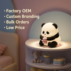 OEM wall <b>light</b> manufacturer Modern Design Panda <b>LED</b> Baby Night <b>Light</b>, Middle Size Night <b>Lights</b> for Kids Room - Product Image 1