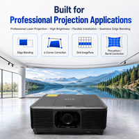 Projecteur laser 3LCD 4K 10000 lumens, laser bicolore pour église, salle de conférence, avec fusion des images sur les bords, 360 degrés, HDBaseT
