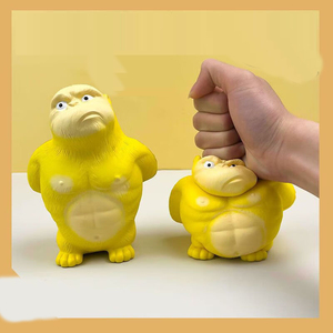 Juguete Antiestrés de Gorila/Mono, Juguete para Apretar y Rebotar para Niños, Juguetes Creativos de Broma, Gadgets para Liberar la Presión - Product Image 2