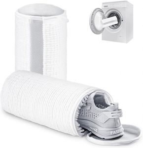 Bolsa de Lavandería para Zapatos de Poliéster Duradera de Primera Calidad con Cierre y Hormas Ajustables para Lavadora - Uso en Casa/Dormitorio/Viajes - Product Image 6