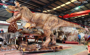 Mô hình khủng long animatronic Kích thước cuộc sống mô phỏng mô hình T-REX để bán. - Product Image 3