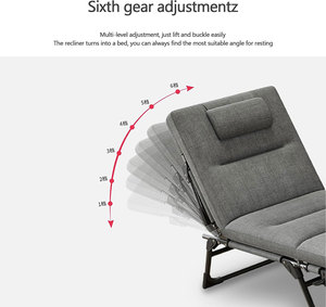 Mới gấp ngủ Ghế gấp bọt Chaise phòng chờ Ghế Để Ngày giường - Product Image 4