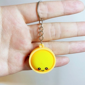 Mini Llavero de Goma Acrílica Colorido con Forma de Dumpling, Juguete Sensorial Blandito para Apretar, Colgante para Bolsa, Accesorios para Colgar, Alivio del Estrés - Product Image 5