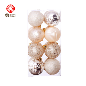 SHUANGYUAN Bestseller 6CM Weihnachtskugel-Sets Plastik Weihnachtsbaumschmuck Weihnachtskugeln Bolas De Navidad - Product Image 2