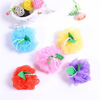 Éponge de bain à l'arrière, en maille Loofah,