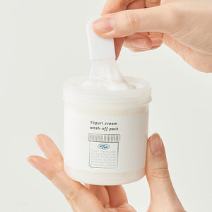 Crème de lavage au yaourt, exfoliant pour tous types de peau, crème pour le visage à usage quotidien, ingrédients biologiques - Product Image 2