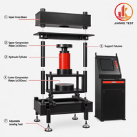 Automatic Concrete Manhole Cover Compression Tester 1000kN YYJG-1000, Hydraulic Servo for Cast Iron Resin Manhole Cover Testing