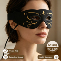 Masque oculaire LED pour la thérapie lumineuse à domicile, dispositif de lumière rouge infrarouge pour le traitement des rides et des poches sous les yeux