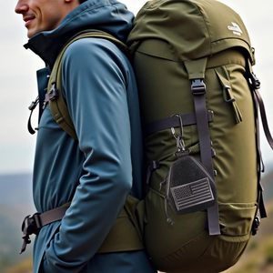 <b>Mini</b> Sports Waist <b>Bag</b> <b>Black</b> Waterproof Outdoor Durable Accessory Storage Pocket Unisex - Product Image 4