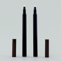 Tube d'eye-liner stylo type crayon en plastique ABS noir de haute qualité, vide, à flux direct, avec noyau en coton liquide