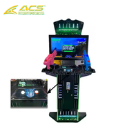 Machine de tir vidéo d'arcade à monnayeur ACS Source Factory, simulateur de tir électronique en anglais, tir à l'arme à feu multi-aliens