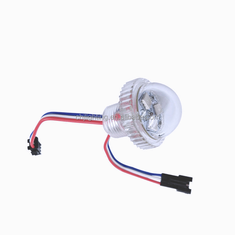 High Quality Christmas Pixel Lights DC12V RGB Light Pixel Cabochon Fairground Lights for Theme Park