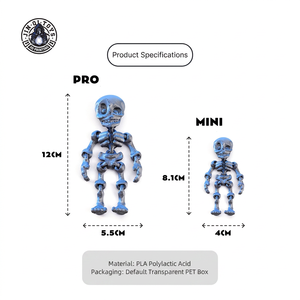 Figurine de jouet amusante de la série Combo Fête des Squelettes, imprimée en 3D, exclusive transfrontalière pour Halloween, idéale comme cadeau - Product Image 4
