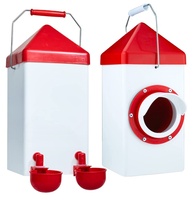 Kit de mangeoire à poulet pour mangeoire à volaille de 5lb et abreuvoir à volaille de 1 gallon